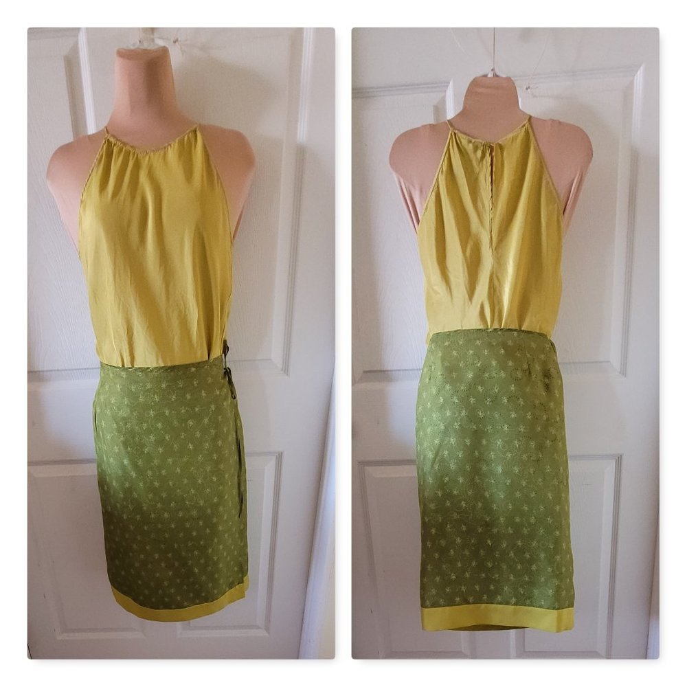 Express 2 pc halter/wrap skirt